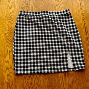 Plaid skirt